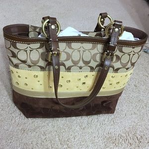 Brand new Coach patchwork purse